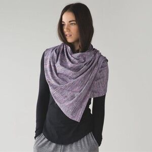 Lululemon | Vinyasa Scarf & Adjustable Yoga Wrap in Space Dye Camo Berry Rumble